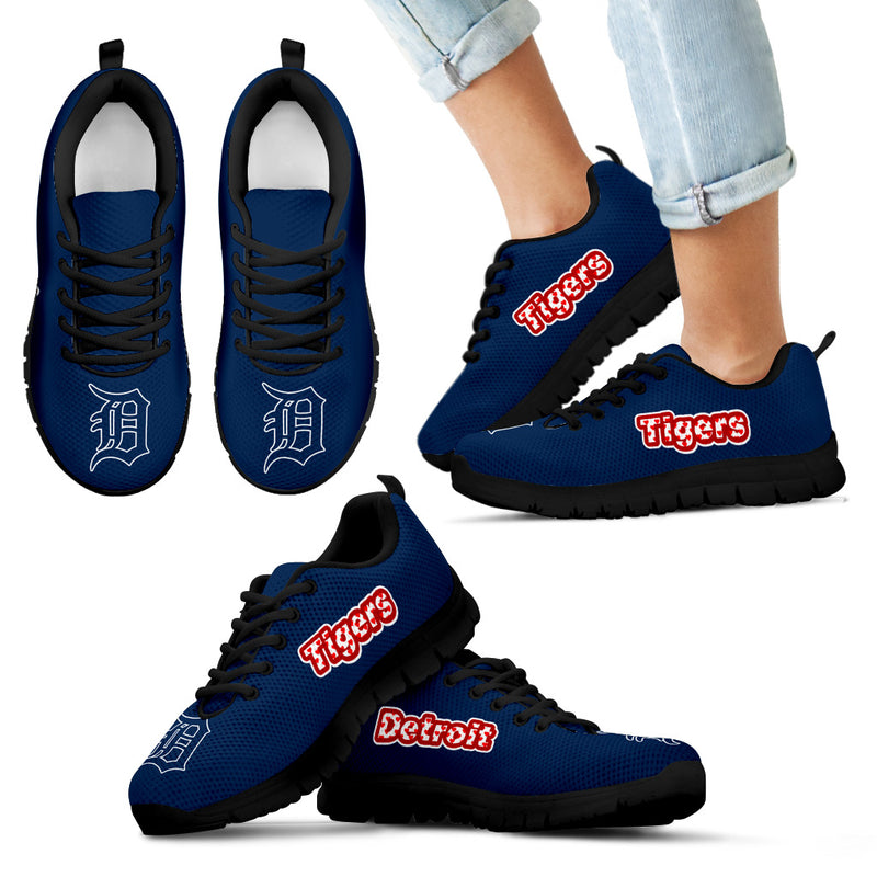 Magnificent Detroit Tigers Amazing Logo Sneakers