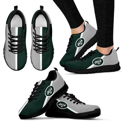 Dynamic Aparted Colours Beautiful Logo New York Jets Sneakers