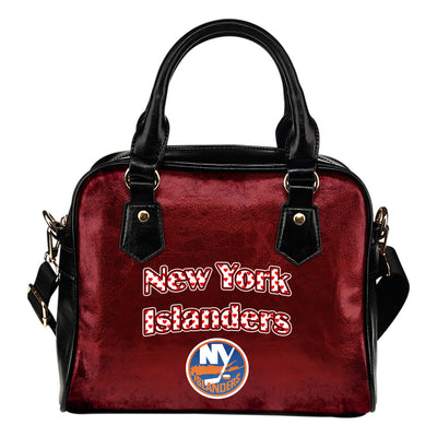 Love Icon Mix New York Islanders Logo Meaningful Shoulder Handbags