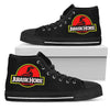 Jurassic Park Mashup Equestrian Horse Lover High Top Shoes