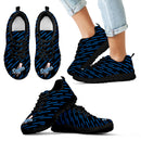 Marvelous Striped Stunning Logo Los Angeles Dodgers Sneakers