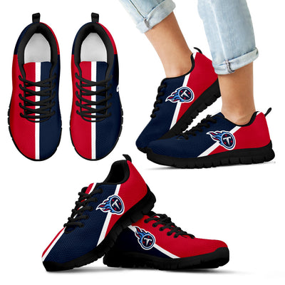 Dynamic Aparted Colours Beautiful Logo Tennessee Titans Sneakers