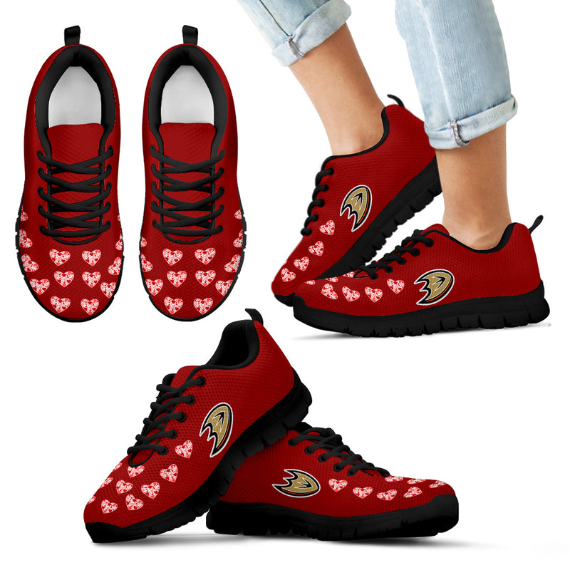 Love Extreme Emotion Pretty Logo Anaheim Ducks Sneakers