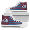American Flag Colorado Avalanche High Top Shoes