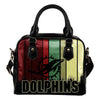 Pro Shop Vintage Miami Dolphins Purse Shoulder Handbag