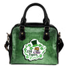Lucky Flowers Cheerful Patrick's Day LSU Tigers Shoulder Handbags
