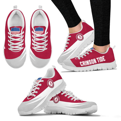 Awesome Gift Logo Alabama Crimson Tide Sneakers