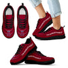 Wave Red Floating Pattern Los Angeles Angels Sneakers