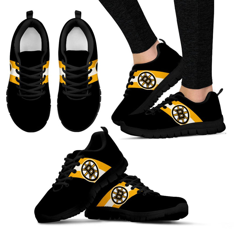Three Colors Vertical Boston Bruins Sneakers