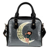 I Love My Philadelphia Eagles To The Moon And Back Shoulder Handbags - Best Funny Store