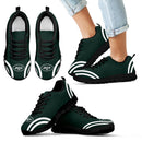 Lovely Curves Stunning Logo Icon New York Jets Sneakers