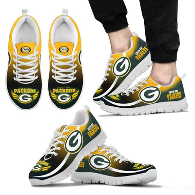 Mystery Straight Line Up Green Bay Packers Sneakers
