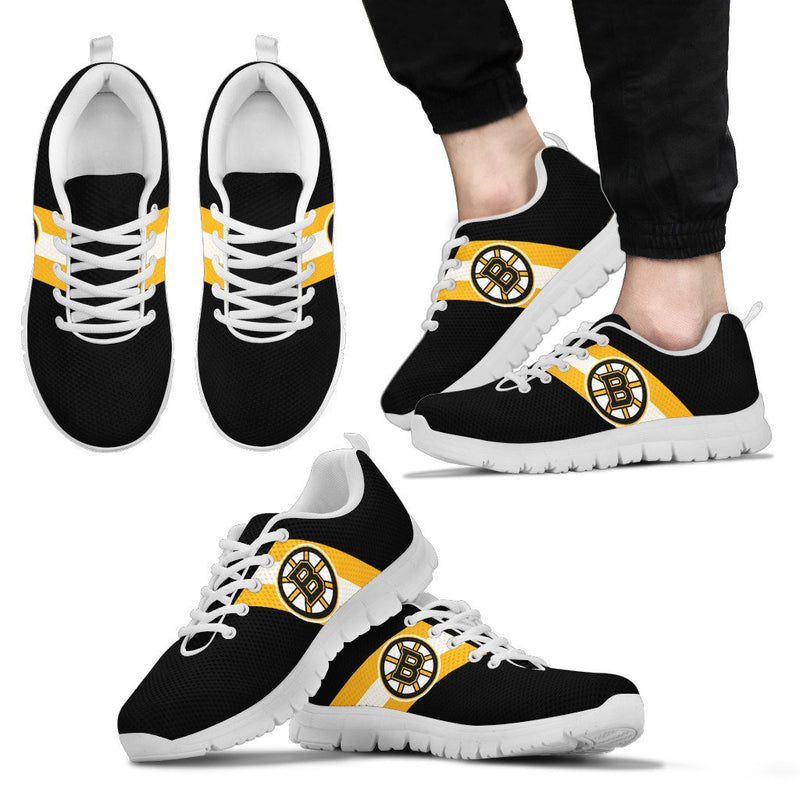 Three Colors Vertical Boston Bruins Sneakers