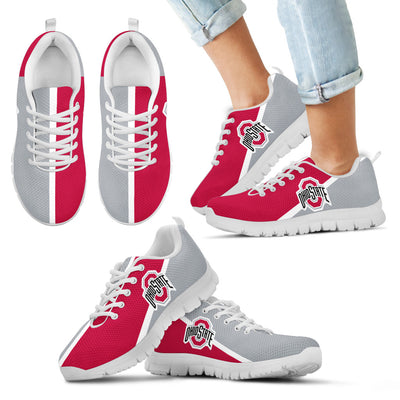 Dynamic Aparted Colours Beautiful Logo Ohio State Buckeyes Sneakers