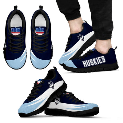 Awesome Gift Logo Connecticut Huskies Sneakers