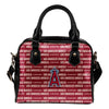 Nice Little Logo Los Angeles Angels Shoulder Handbags