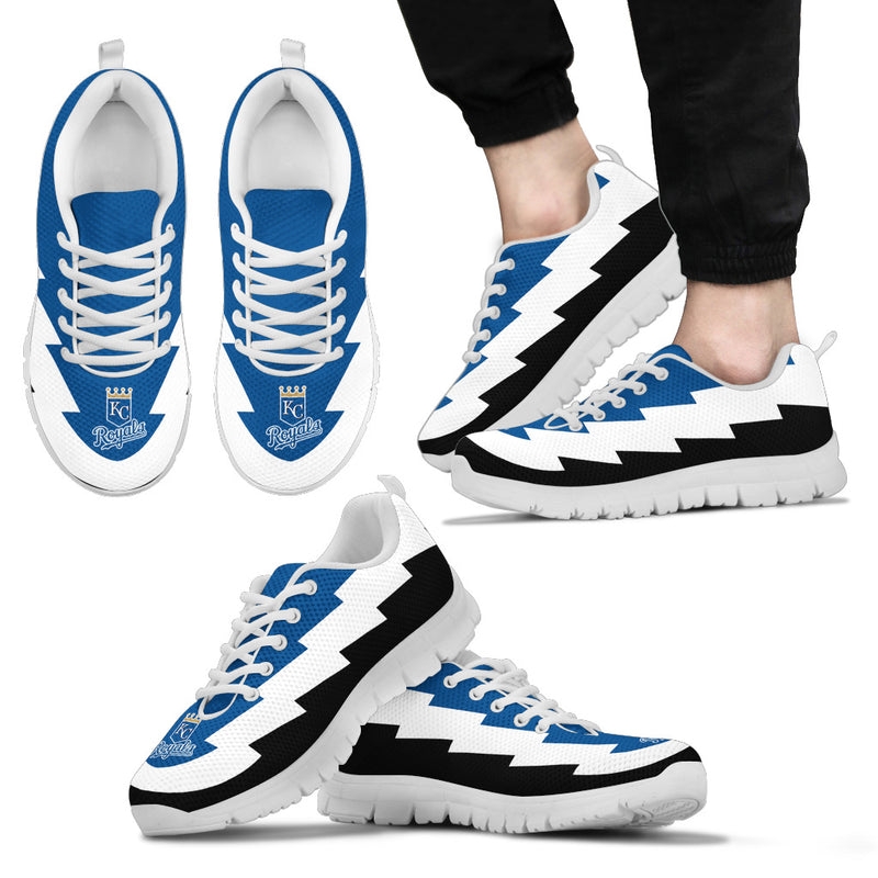 Gorgeous Kansas City Royals Sneakers Jagged Saws Creative Draw