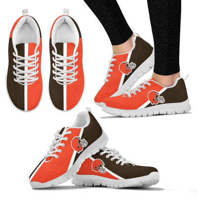 Dynamic Aparted Colours Beautiful Logo Cleveland Browns Sneakers