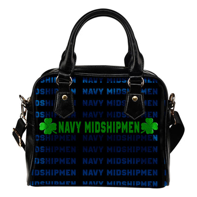 Colorful Navy Midshipmen Stunning Letters Shoulder Handbags