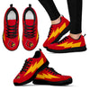 Colorful Louisville Cardinals Sneakers Thunder Lightning Amazing Logo