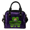 Split Nice Logo Vintage Scene LSU Tigers Shoulder Handbags