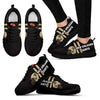 Vertical Two Line Mixed Helmet New Orleans Saints Sneakers