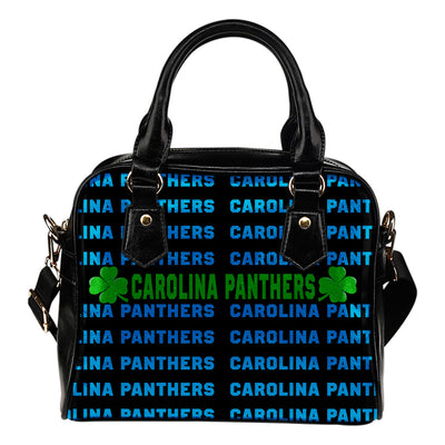 Colorful Carolina Panthers Stunning Letters Shoulder Handbags