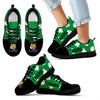 Green Color St. Patrick's Day Graceful LSU Tigers Sneakers