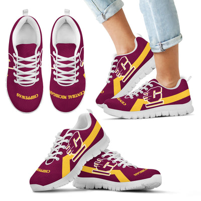 Central Michigan Chippewas Line Logo Sneakers