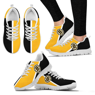 Dynamic Aparted Colours Beautiful Logo Boston Bruins Sneakers