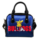 Pokemon Sit On Text Fresno State Bulldogs Shoulder Handbag