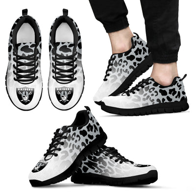 Leopard Pattern Awesome Oakland Raiders Sneakers