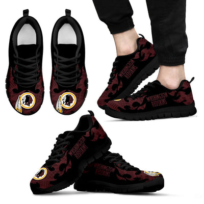 Tribal Flames Pattern Washington Redskins Sneakers