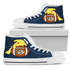Pikachu Laying On Ball Nashville Predators High Top Shoes