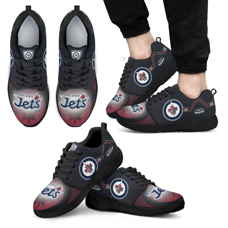 Awesome Winnipeg Jets Running Sneakers For Hockey Fan