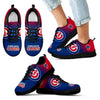 Colorful Unofficial Chicago Cubs Sneakers