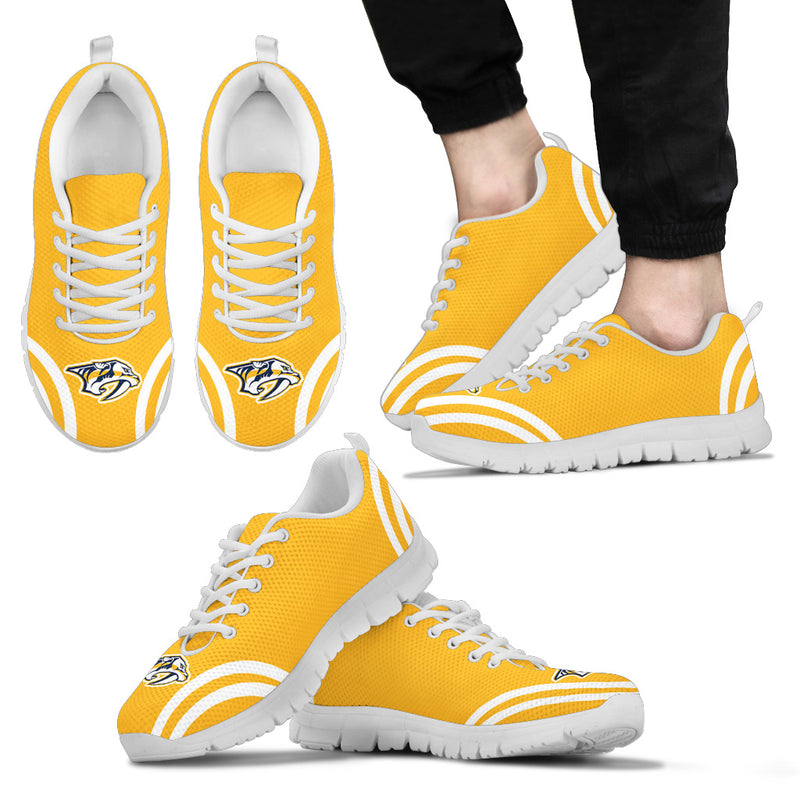 Lovely Curves Stunning Logo Icon Nashville Predators Sneakers