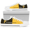 Cool Simple Design Vertical Stripes Pittsburgh Pirates Low Top Shoes