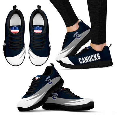 Awesome Gift Logo Vancouver Canucks Sneakers