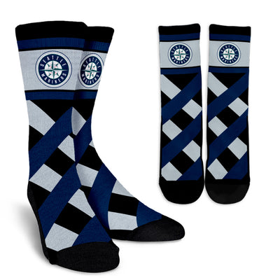 Sports Highly Dynamic Beautiful Seattle Mariners Crew Socks