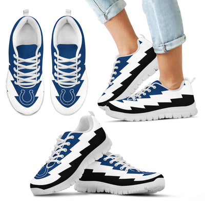 Jagged Saws Creative Draw Indianapolis Colts Sneakers