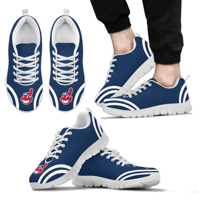 Lovely Curves Stunning Logo Icon Cleveland Indians Sneakers
