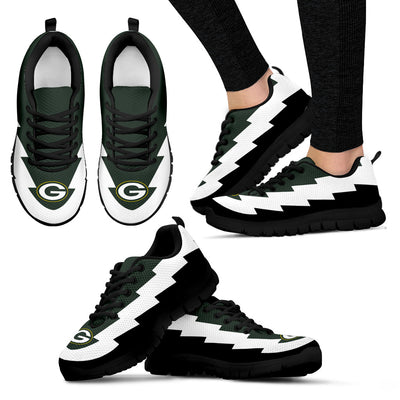 Jagged Saws Creative Draw Green Bay Packers Sneakers