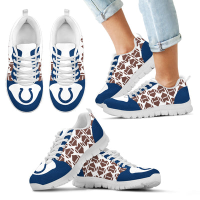 Great Football Love Frame Indianapolis Colts Sneakers