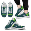 Pattern Logo Slide In Line Seattle Seahawks Sneakers