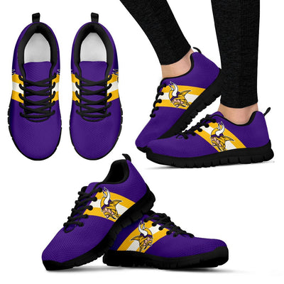 Three Colors Vertical Minnesota Vikings Sneakers