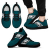 Three Colors Vertical Philadelphia Eagles Sneakers