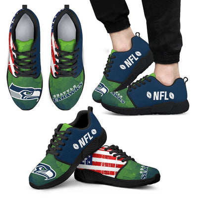 Simple Fashion Seattle Seahawks Shoes Athletic Sneakers