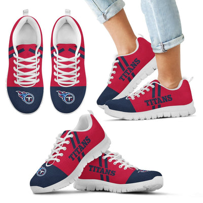 Line Stripe Logo Bottom Tennessee Titans Sneakers