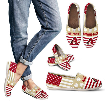 American Flag Arizona Diamondbacks Casual Shoes